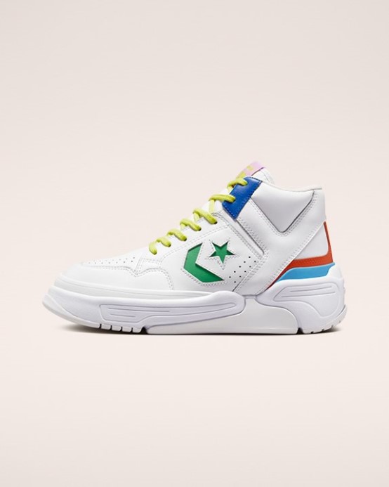 Biela/hra Kráľovská/zelená/oranžová Zbraň Cx Vegas Svetlá Mid Converse