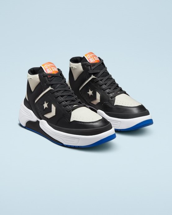 čierna/svetlá Kosť/modrá Converse Zbraň Cx Odtrhnúť Plátno Stred