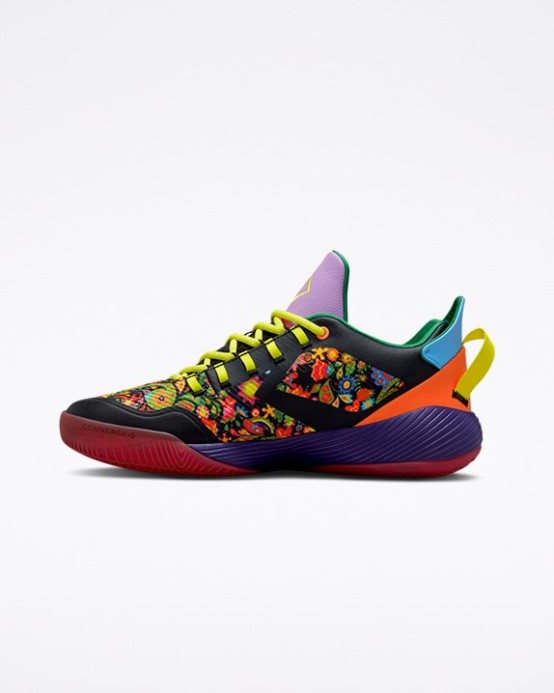 All Star Bb Shift Vegas Lights Mid Converse Hot Punch/black/court Purple