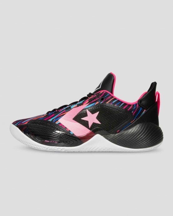 Black/neon Pink/light Rose Converse All Star Bb Shift Pruhovaný Dolný Top