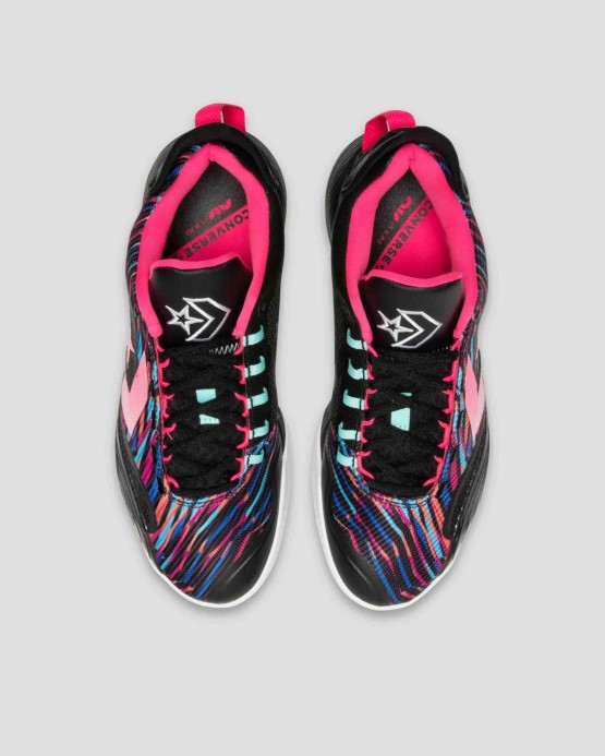 Black/neon Pink/light Rose Converse All Star Bb Shift Pruhovaný Dolný Top