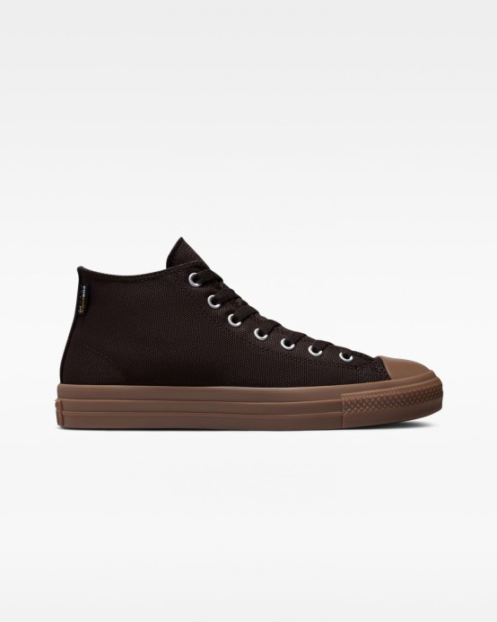 Chuck Taylor All Star Pro Cordura Plátno Mid Converse Zamat Hnedá/egret/tmavá Guma