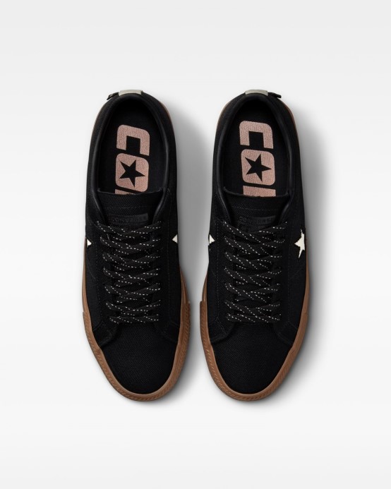Converse Black/white/dark Gum One Star Pro Cordura Canvas Low Top