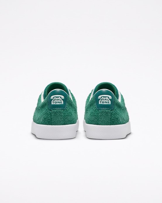 Vintage Jade/cool Jade/storm Pink Converse Cons Pro Koža Vulkanizovaná Pro Semišová Nízka Top