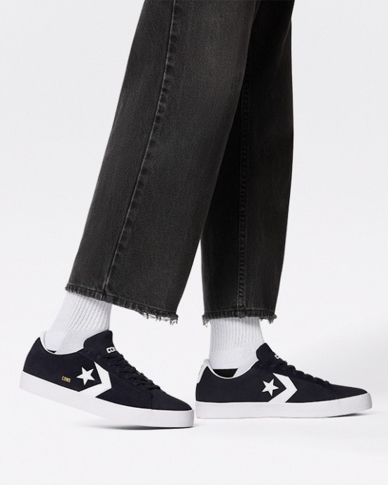 Converse čierno-biely Protis Pro Skin Vulkanizovaný Profi Nízky Top