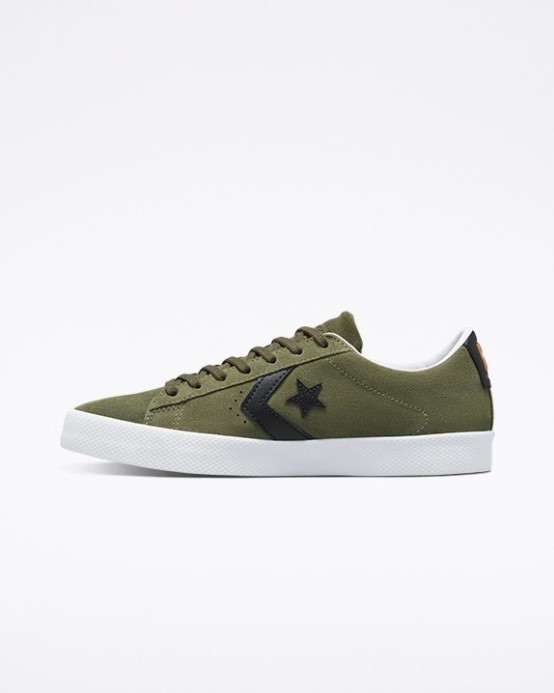 Converse Profesionálna Koža Vulkanizovaná Profesionálna Nízka úžitková/čierna/biela