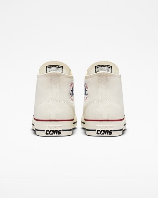 Egret/red/clematis Blue Cons Chuck Taylor All Star Pro Cut Off Mid Converse
