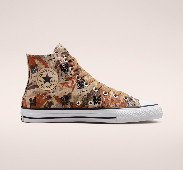 Nevýhody Chuck Taylor All Star Pro Camo Peace Vysoký Top Converse Hamadan/borová šiška Hnedá/čierna