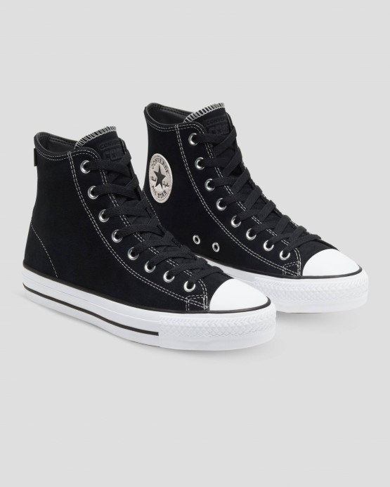 Black Chuck Taylor All Star Pro Semiš Vysoký Top Converse