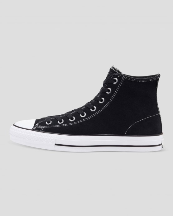 Black Chuck Taylor All Star Pro Semiš Vysoký Top Converse