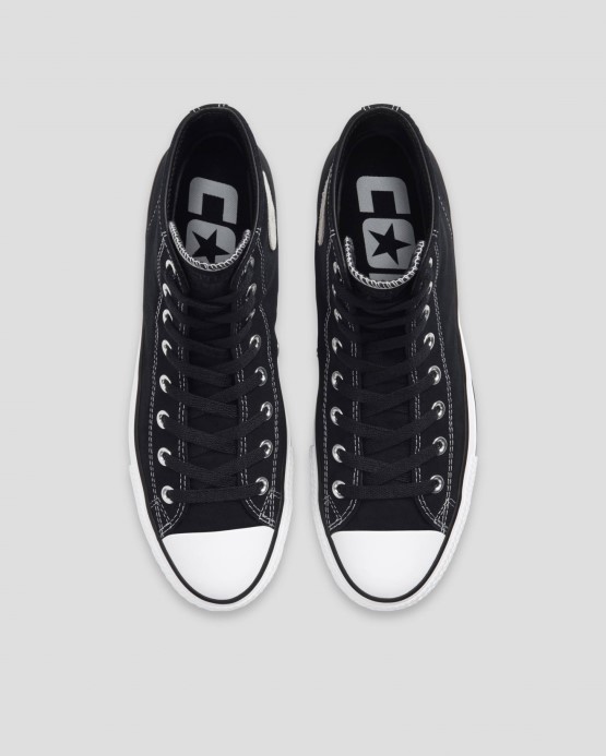 Black Chuck Taylor All Star Pro Semiš Vysoký Top Converse