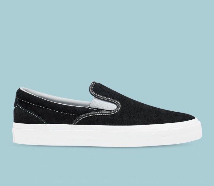 Converse Black/white One Star Cc Slip On