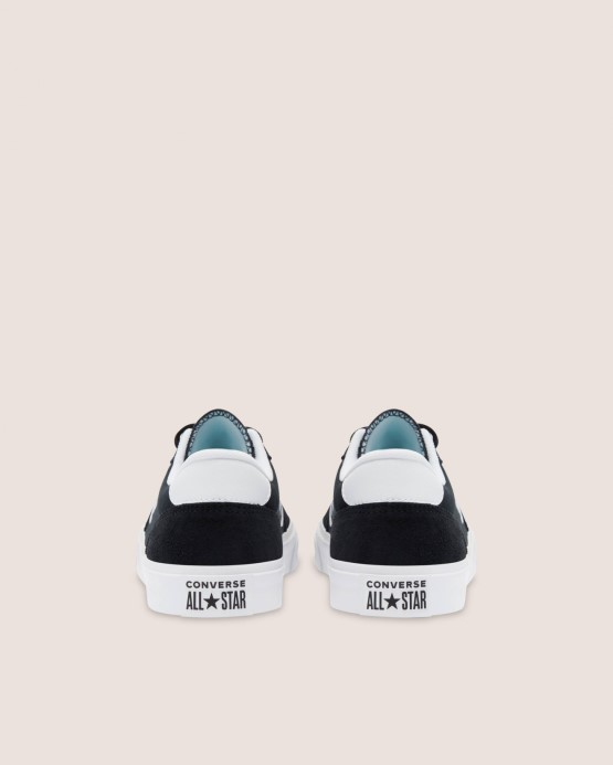 Bulvárny Semišový Nízky Top Converse čierna/biela