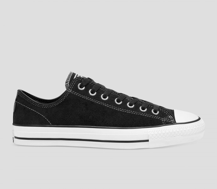 Converse Chuck Taylor All Star Pro Semišový Nízky Top čierny
