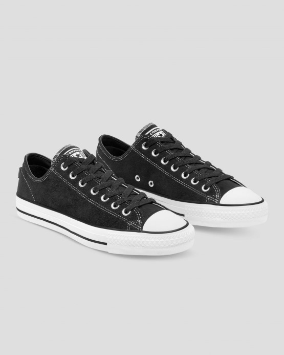 Converse Chuck Taylor All Star Pro Semišový Nízky Top čierny