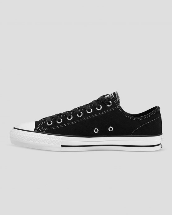 Converse Chuck Taylor All Star Pro Semišový Nízky Top čierny