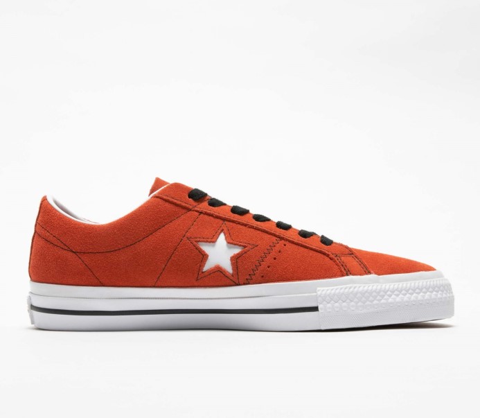 Nevýhody Jedna Hviezda Pro Semiš Nízky Vrch Converse Ohnivý Opál/čierna/biela