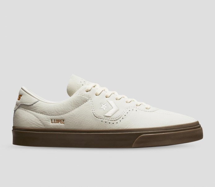 Converse Egret/dark Hub/gum Brown Cons Louie Lopez Pro Low Top