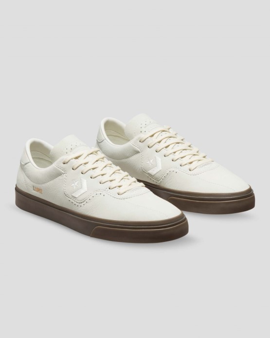 Converse Egret/dark Hub/gum Brown Cons Louie Lopez Pro Low Top