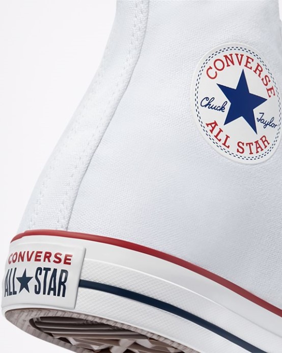 Optické Biele Skľučovadlo Taylor All Star Klasická Farba Vysoký Vrch Biely (široký Strih) Converse