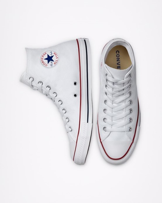 Optické Biele Skľučovadlo Taylor All Star Klasická Farba Vysoký Vrch Biely (široký Strih) Converse