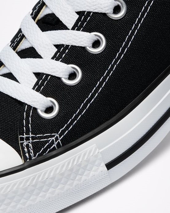 čierny Skľučovadlo Converse Taylor All Star Klasickej Farby Nízky Top (široký Strih)