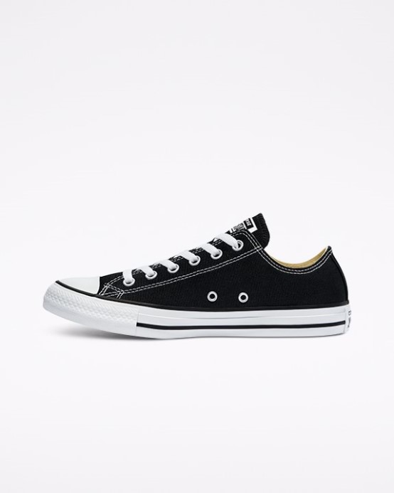 čierny Skľučovadlo Converse Taylor All Star Klasickej Farby Nízky Top (široký Strih)