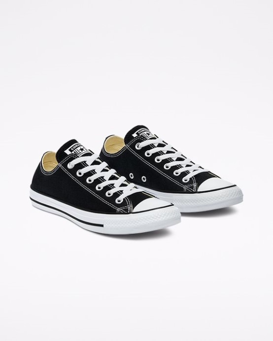čierny Skľučovadlo Converse Taylor All Star Klasickej Farby Nízky Top (široký Strih)