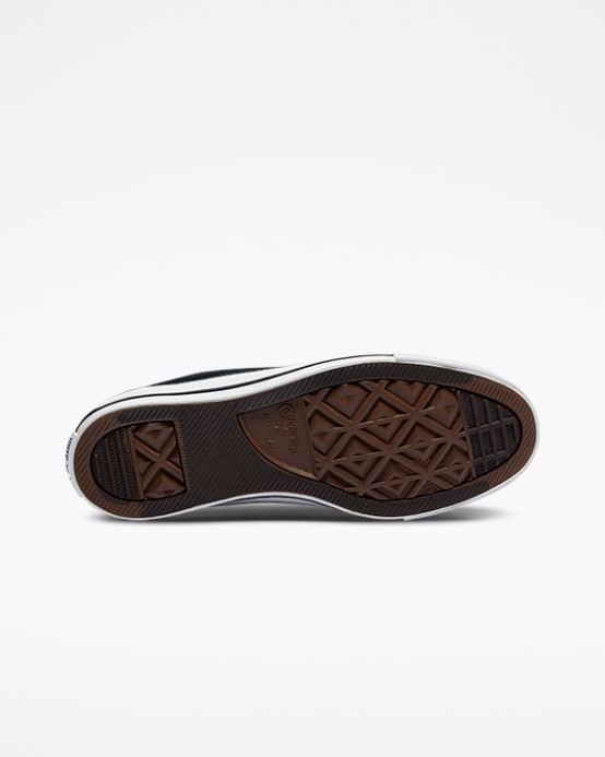 čierny Skľučovadlo Converse Taylor All Star Klasickej Farby Nízky Top (široký Strih)