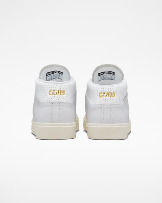 Biela/egret Louie Lopez Pro Skin Mid Converse