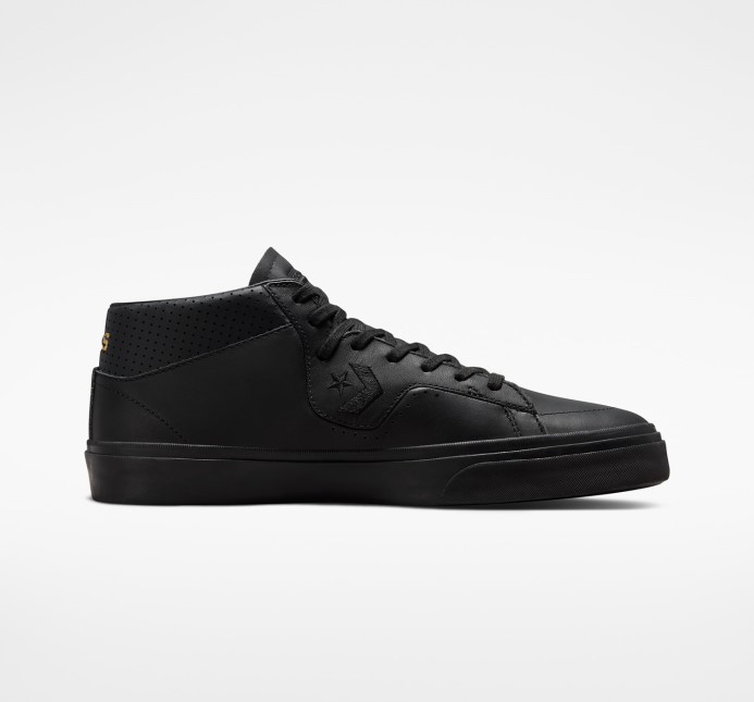 čierne Converse Louie Lopez Pro Kožené Stredné Mono
