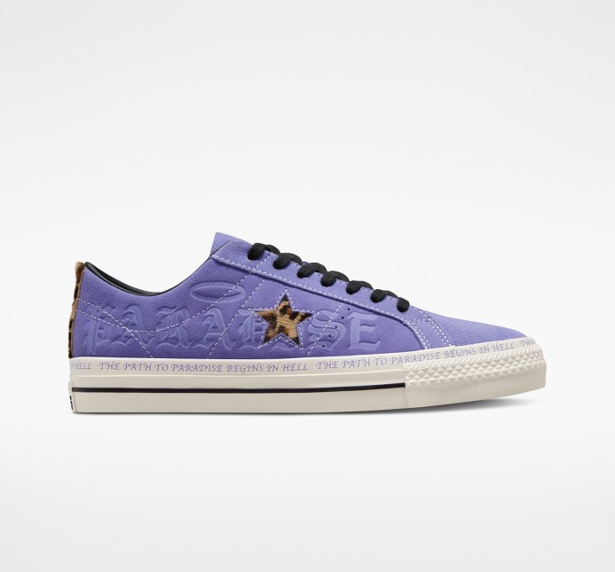 Converse Divoký Lila/black/egret One Star Pro Sean Pablo Nízky Top