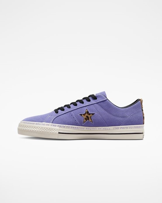 Converse Divoký Lila/black/egret One Star Pro Sean Pablo Nízky Top