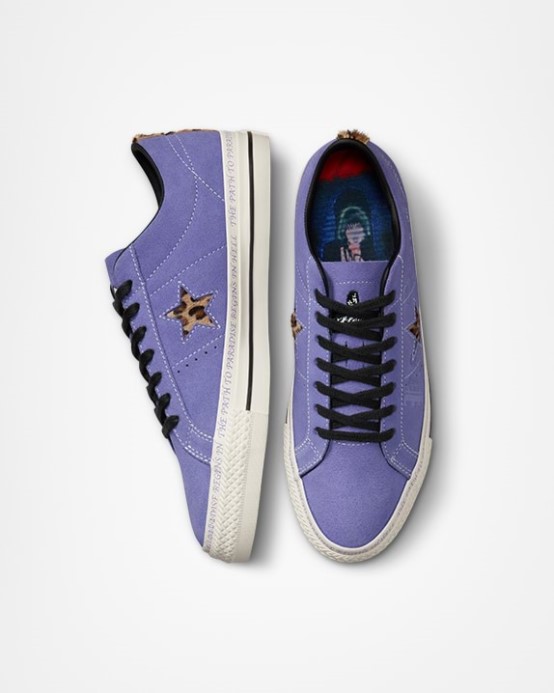 Converse Divoký Lila/black/egret One Star Pro Sean Pablo Nízky Top
