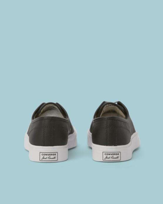 Jack Purcell Foundational Kožené Nízke Converse čierno/biele