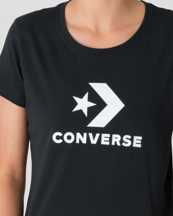 Converse čierne Hviezdne Chevron Tričko