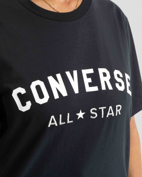 Converse čierne Viacúčelové Tričko S Logom All Star