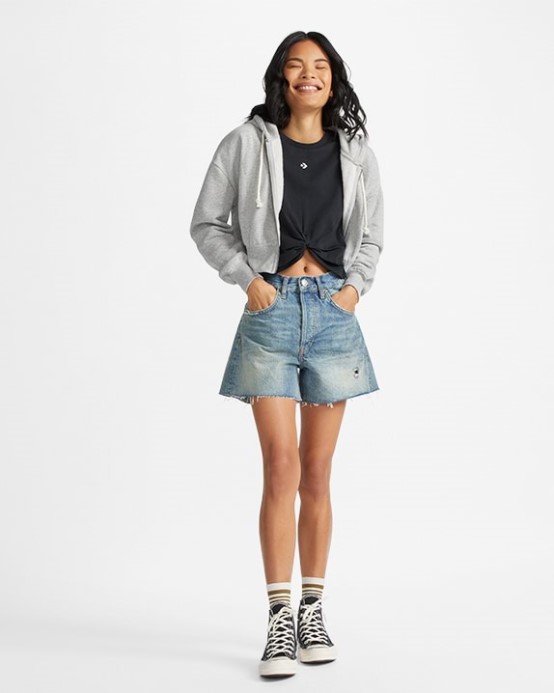 Nápis Twist Tričko Converse čierne