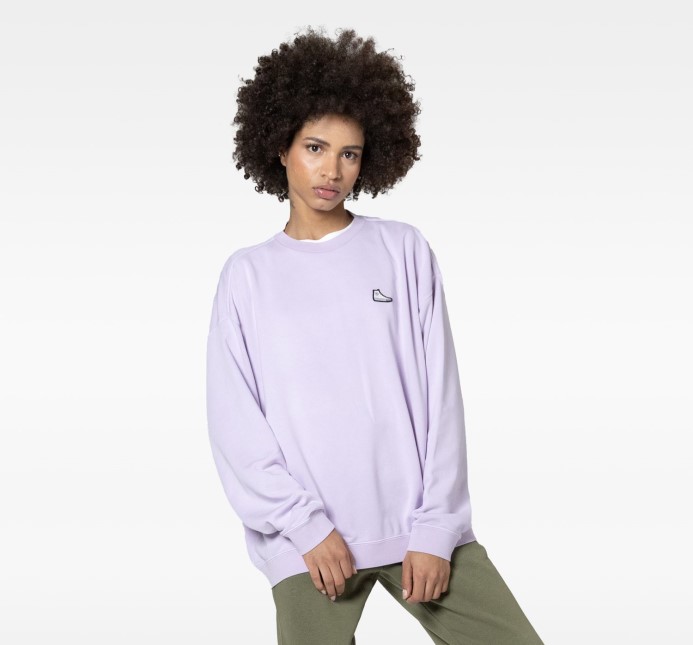 Vapor Violet Go-to Sneaker Patch Crew Converse