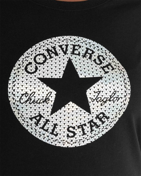 Converse Tričko S čiernym Fóliovým Skľučovadlom