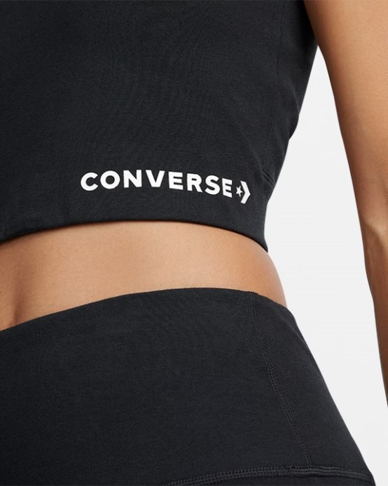 Converse čierny Nápis Podprsenka Top