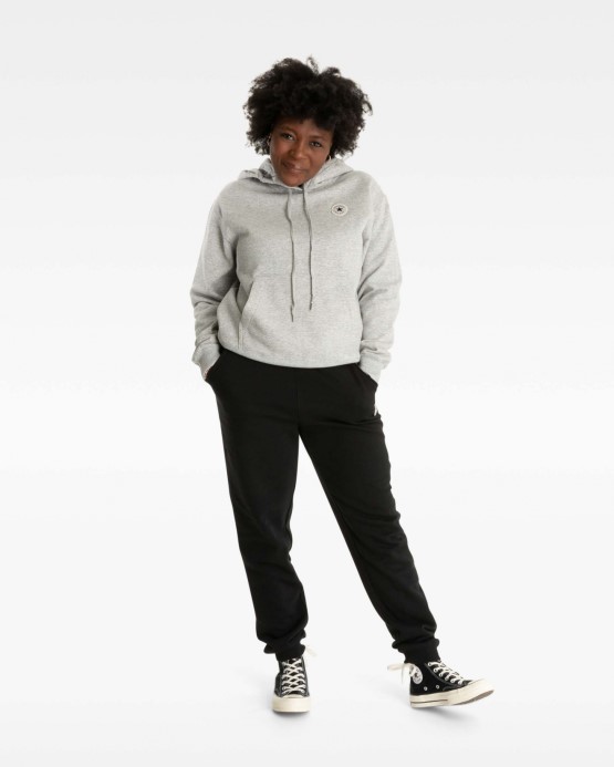 Grey Marle Chuck Patch Sveter S Kapucňou Converse