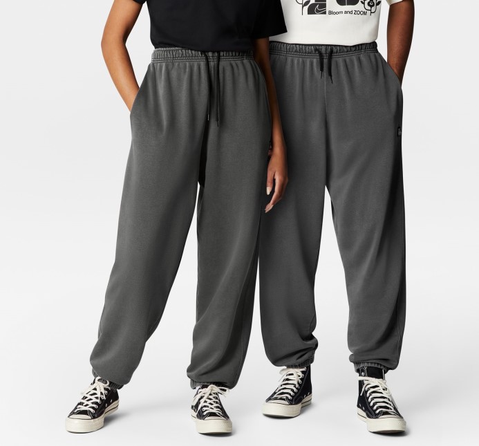 Converse čierny Go-to Voľný Strih Teplák S Náplasťou Na Tenisky