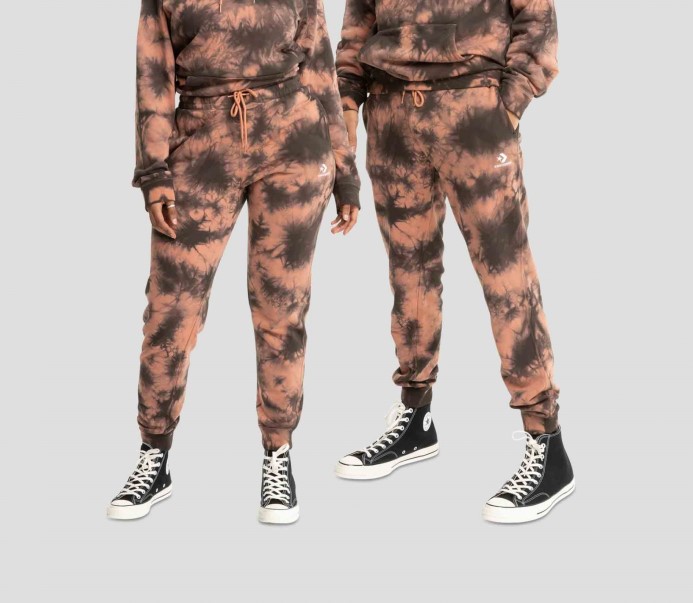 Star Chevron Mono Dye Pant Converse Terra Blush/tmavá Cvikla