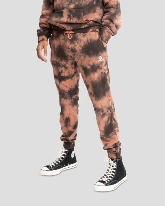Star Chevron Mono Dye Pant Converse Terra Blush/tmavá Cvikla