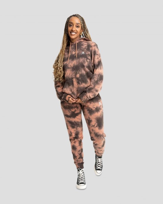 Star Chevron Mono Dye Pant Converse Terra Blush/tmavá Cvikla