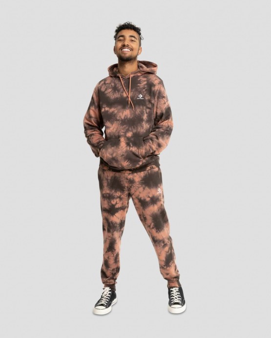 Star Chevron Mono Dye Pant Converse Terra Blush/tmavá Cvikla