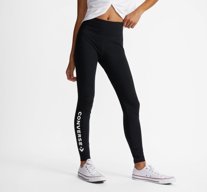Nápis Legging Black Converse
