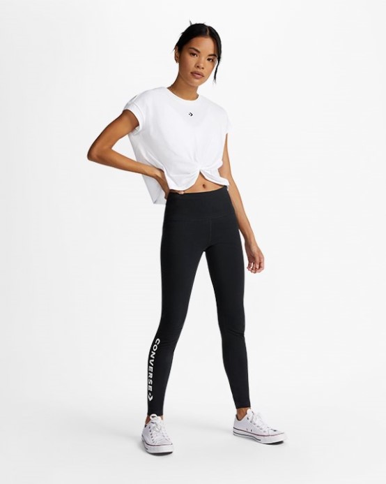 Nápis Legging Black Converse