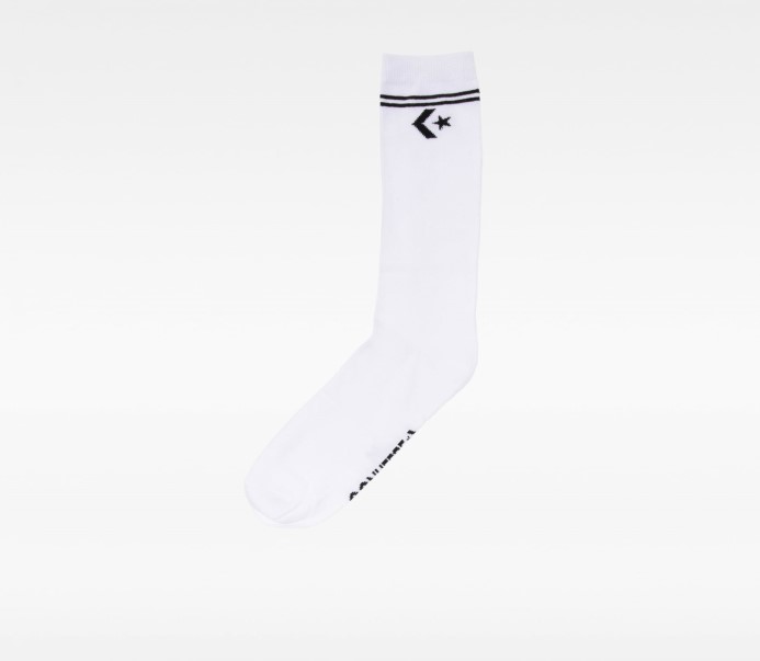 Posádková Ponožka Converse Biela